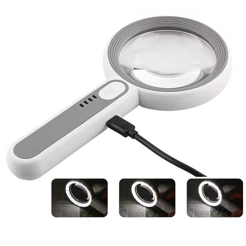 Lente d’ingrandimento 12× con LED